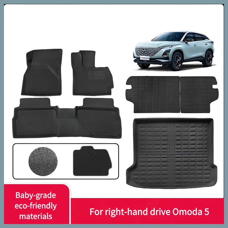 Right-hand drive car foot mats for Chery Omoda 5