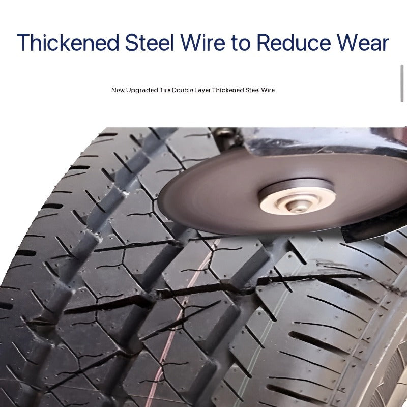 Wear-resistant silent rubber tyres for cars