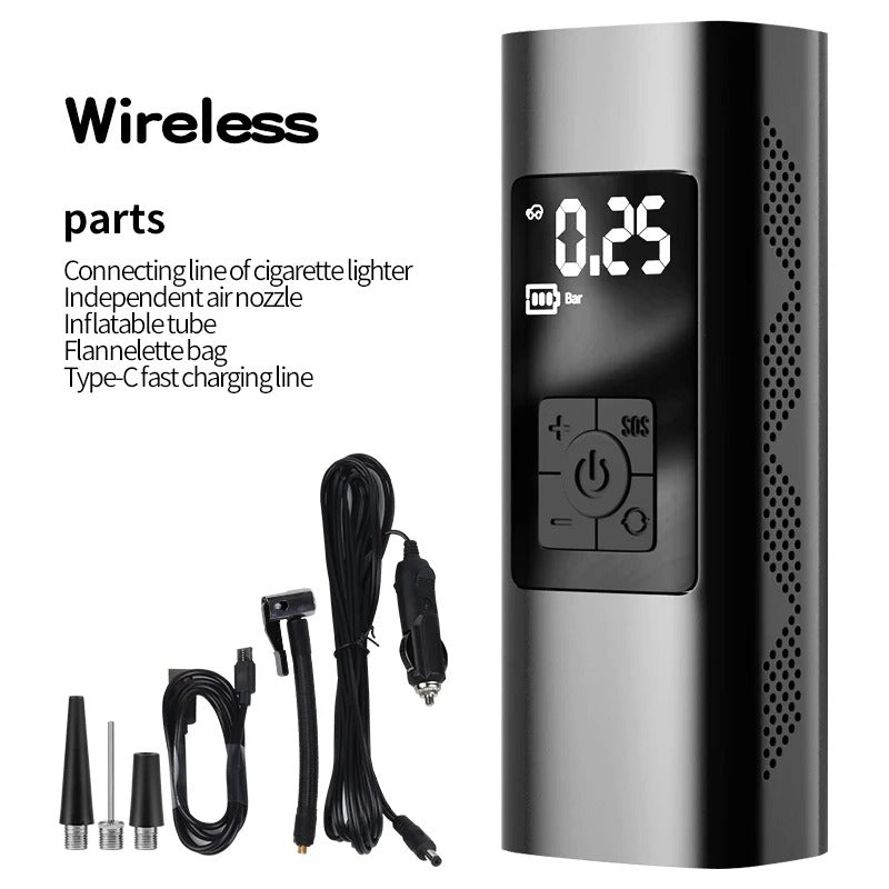 Portable Rechargeable Wireless Tire Inflator For Chery