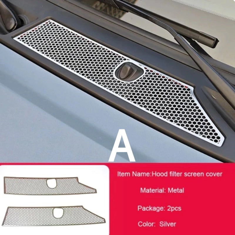 Accesorios para filtro de ventilación de capó de automóvil Chery Jetour T2