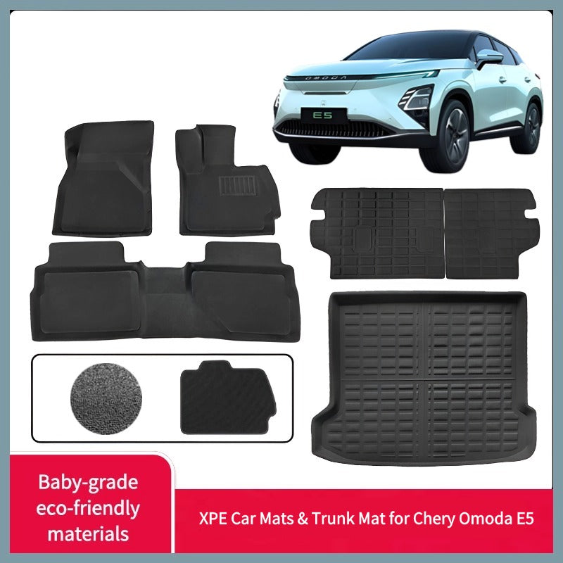 XPE Car Mats & Trunk Mat for Chery Omoda E5