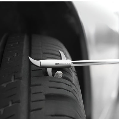 Car tyre clear stone hook