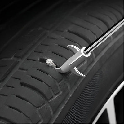 Car tyre clear stone hook