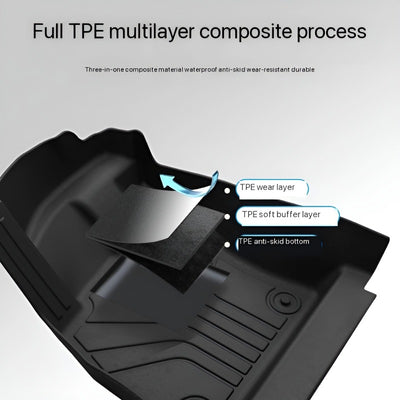 TPE Rubber Floor Mats & Trunk Mat For Chery Tiggo 4 Pro (Tiggo 5X)