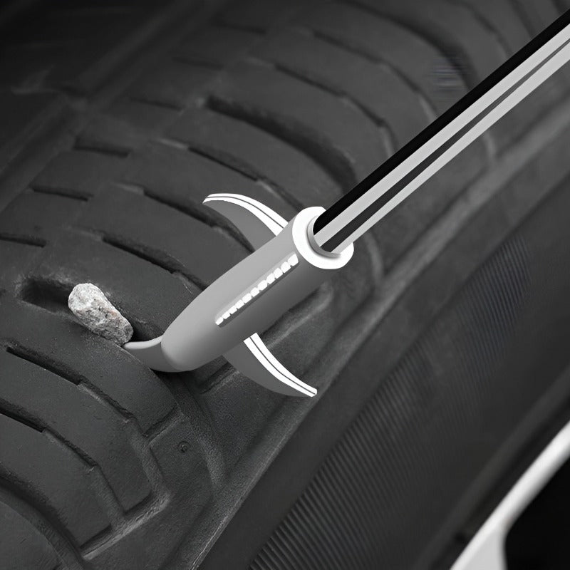 Car tyre clear stone hook