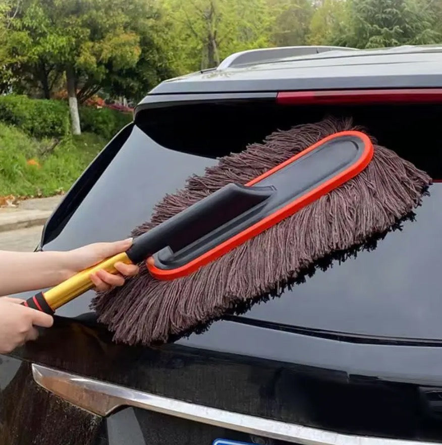 Cepillo de cera de algodón para eliminar el polvo del automóvil